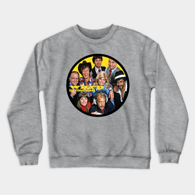 WKRP MAIN CAST Crewneck Sweatshirt by catpoppy940